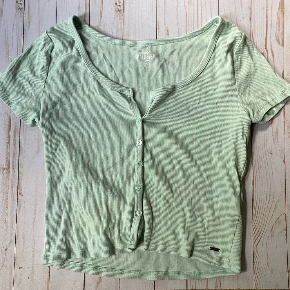 Hollister Button Tee